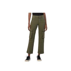 Kut From The Kloth Pattie Cargo Pants Olive Green Size 18